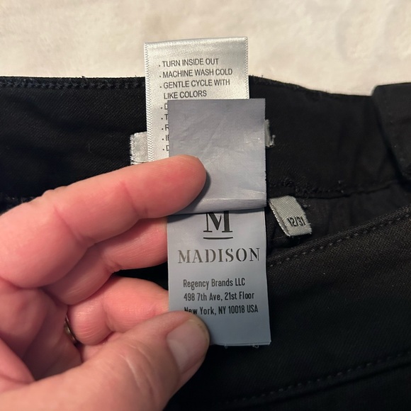 Madison Black Bootcut/High Rise Jeans for Women - Picture 7 of 8